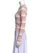 Veronica Beard Striped Scoop Neck Sweater