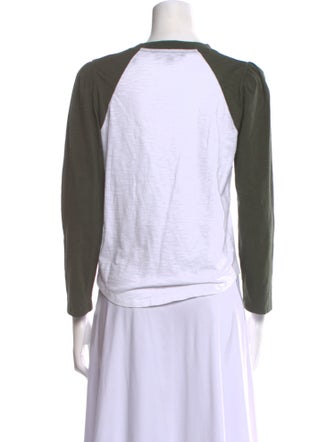 Veronica Beard Graphic Print Crew Neck Sweatshirt