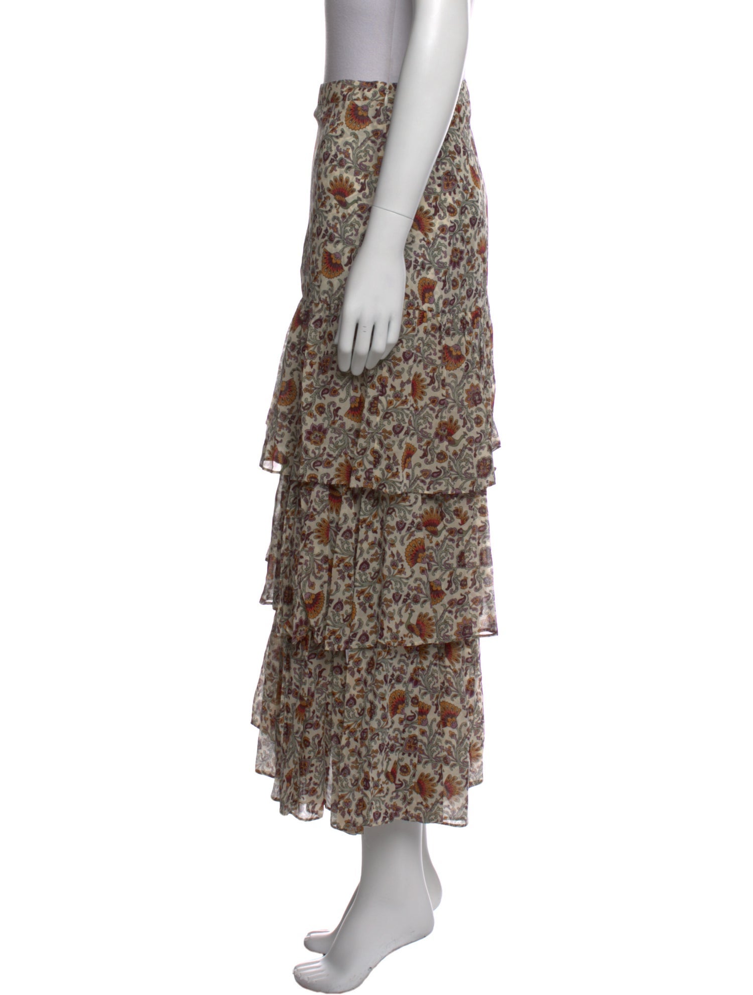 Veronica Beard Silk Midi Length Skirt w/ Tags