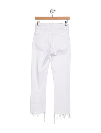 Veronica Beard High-Rise Straight Leg Jeans