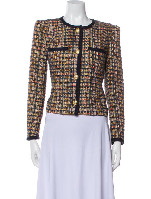 Veronica Beard Tweed Pattern Evening Jacket
