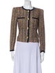 Veronica Beard Tweed Pattern Evening Jacket