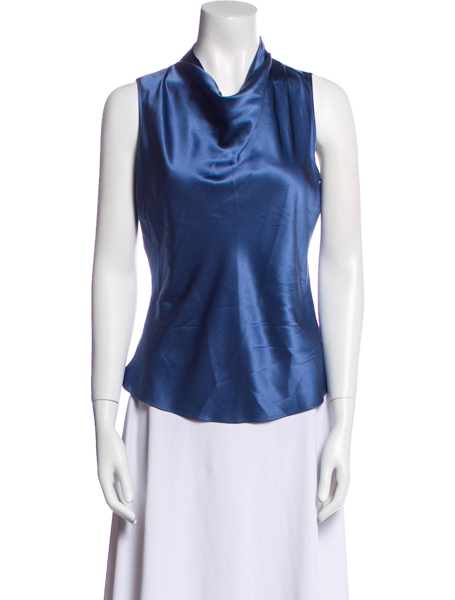 Veronica Beard Silk Cowl Neck Top