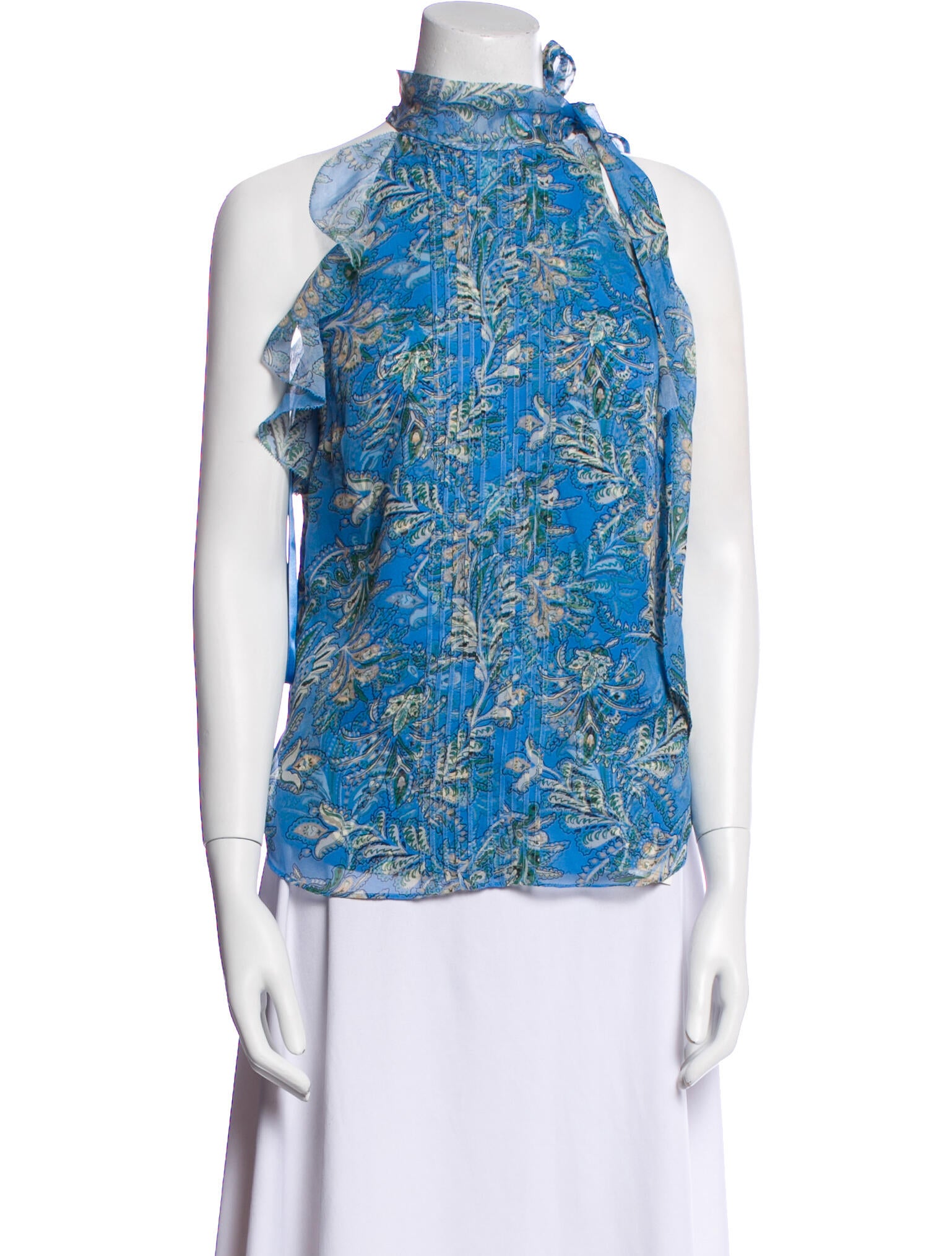 Veronica Beard Silk Printed Blouse