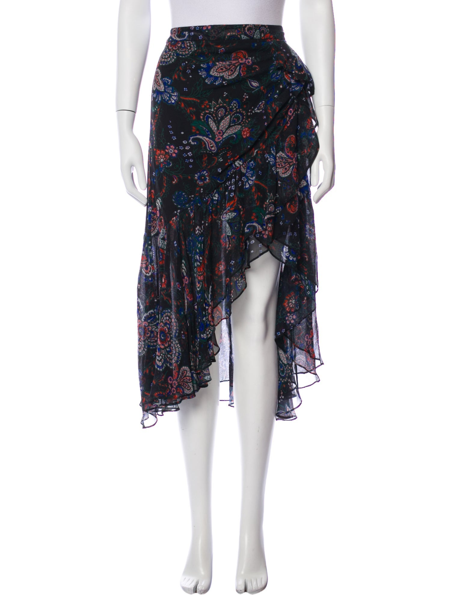 Veronica Beard Silk Knee-Length Skirt