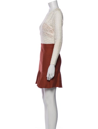 Veronica Beard Crew Neck Mini Dress