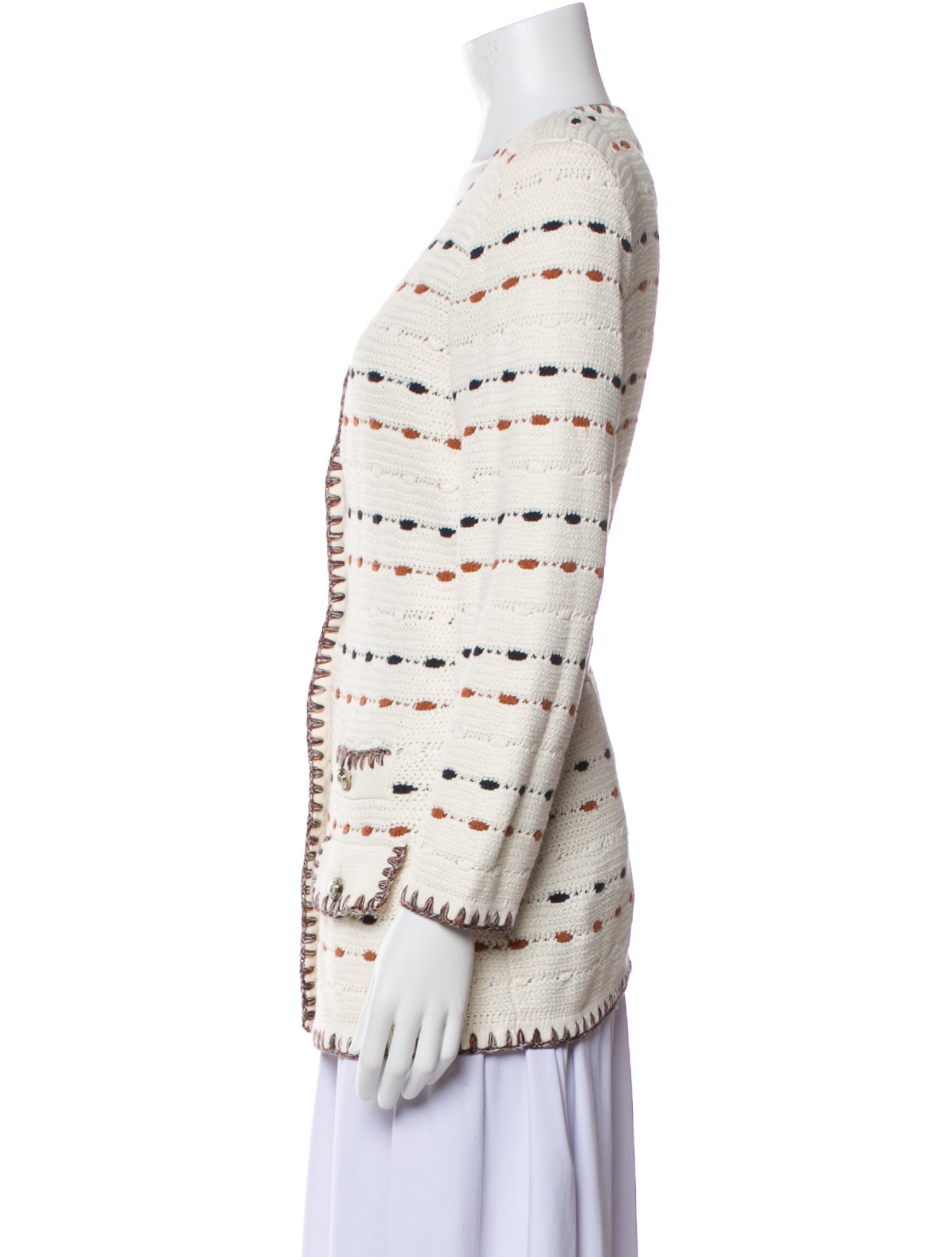 Veronica Beard Linen Striped Blazer