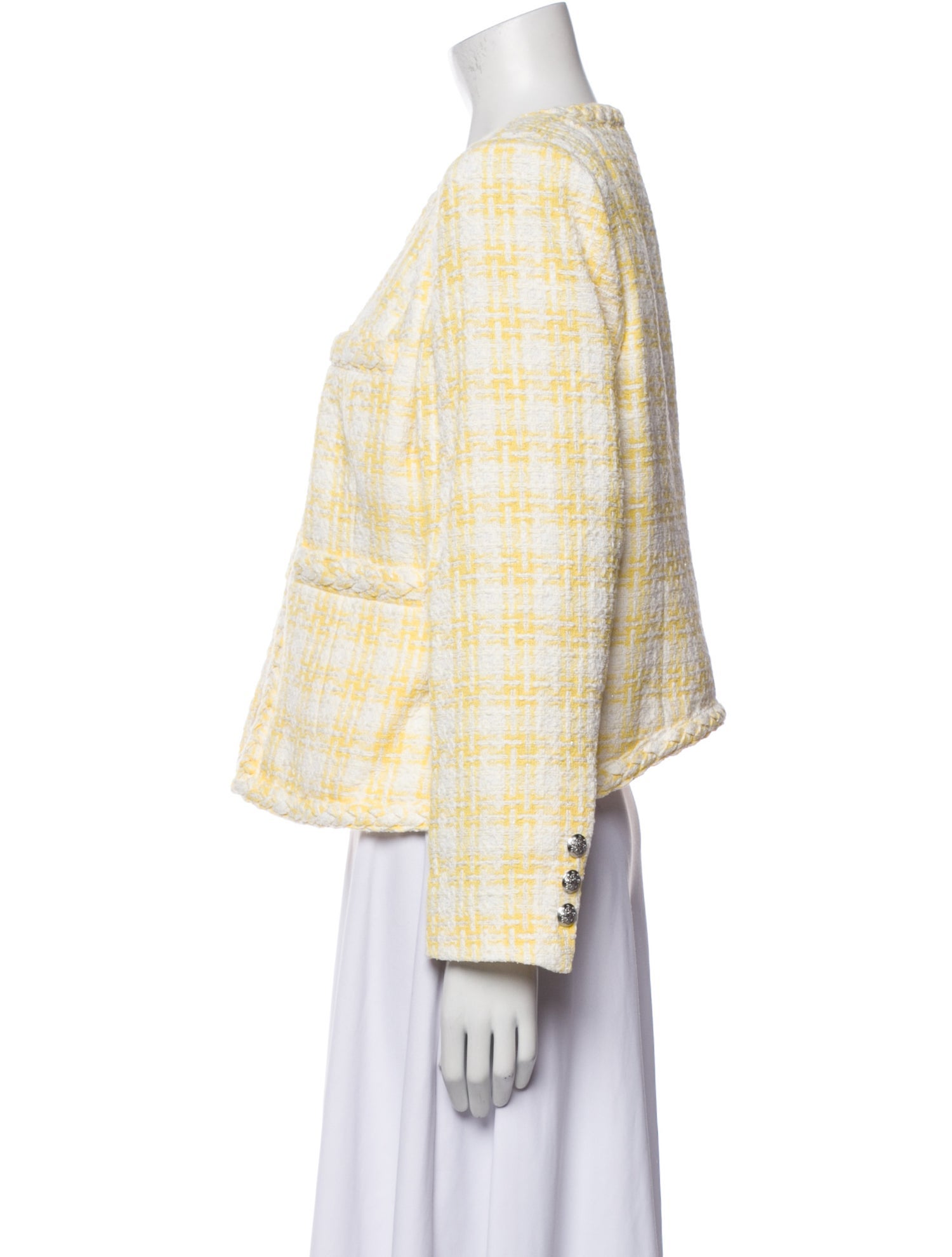 Veronica Beard Plaid Print Evening Jacket w/ Tags