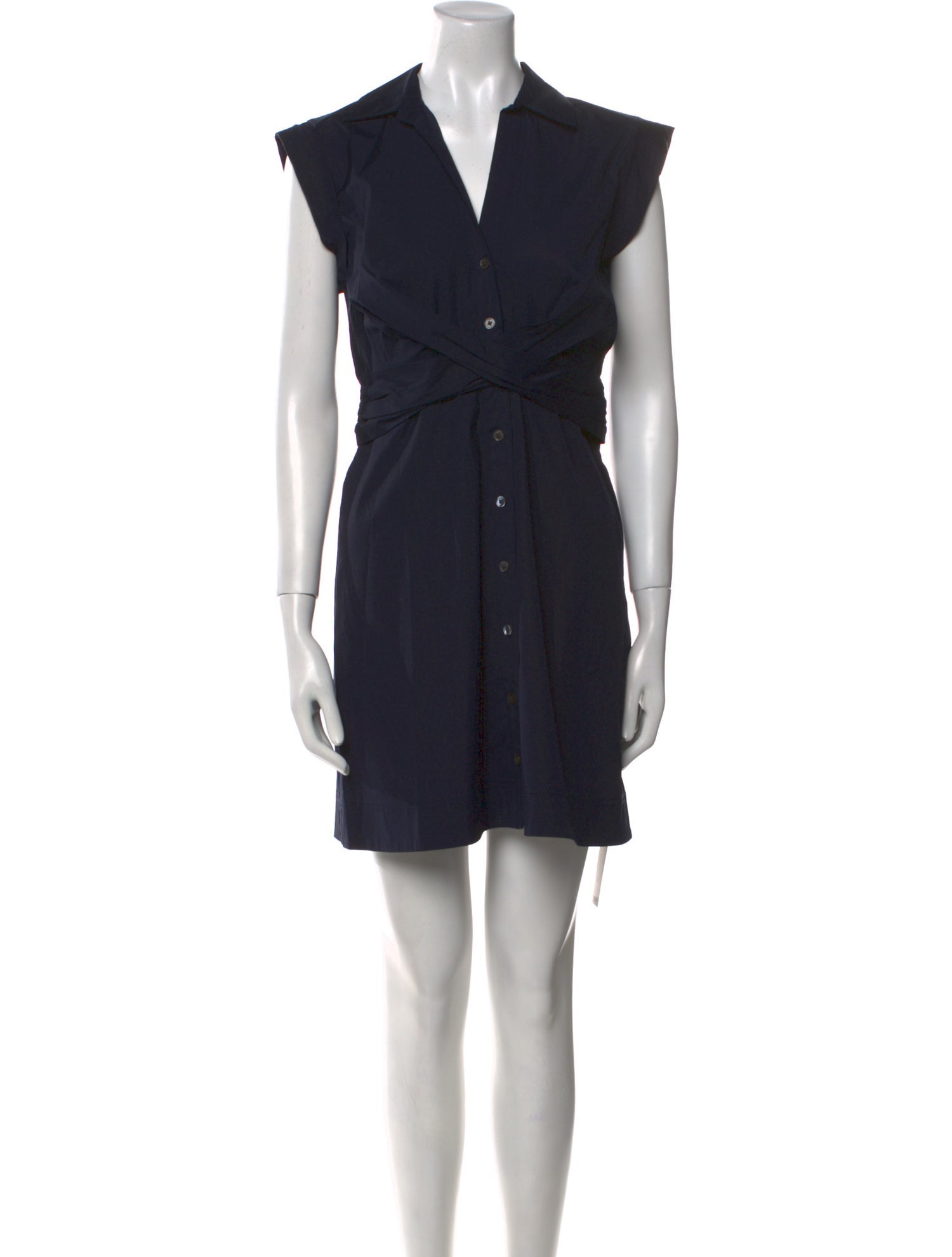 Veronica Beard V-Neck Mini Dress