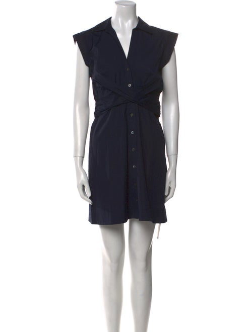 Veronica Beard V-Neck Mini Dress