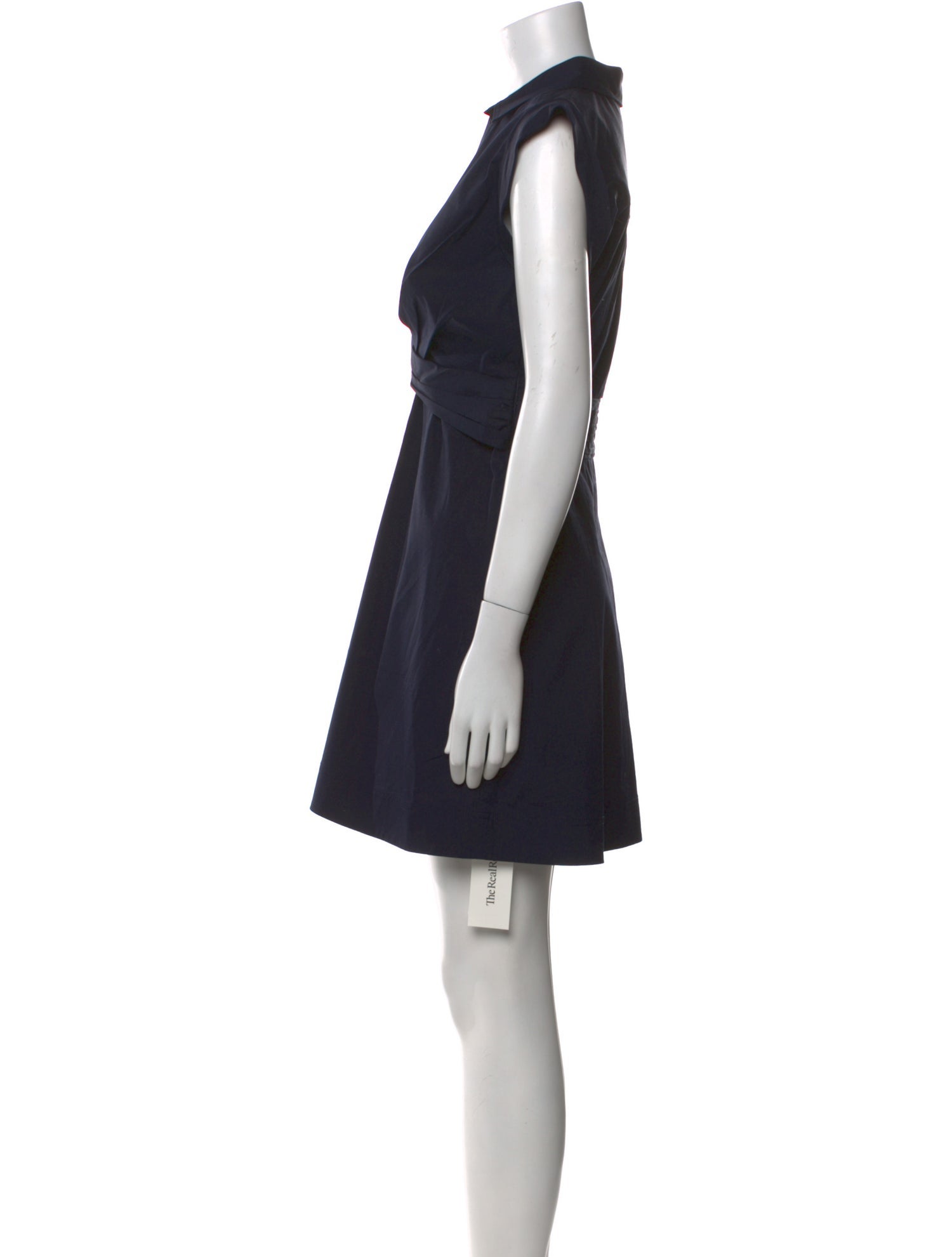 Veronica Beard V-Neck Mini Dress