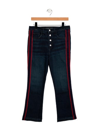 Veronica Beard Mid-Rise Straight Leg Jeans