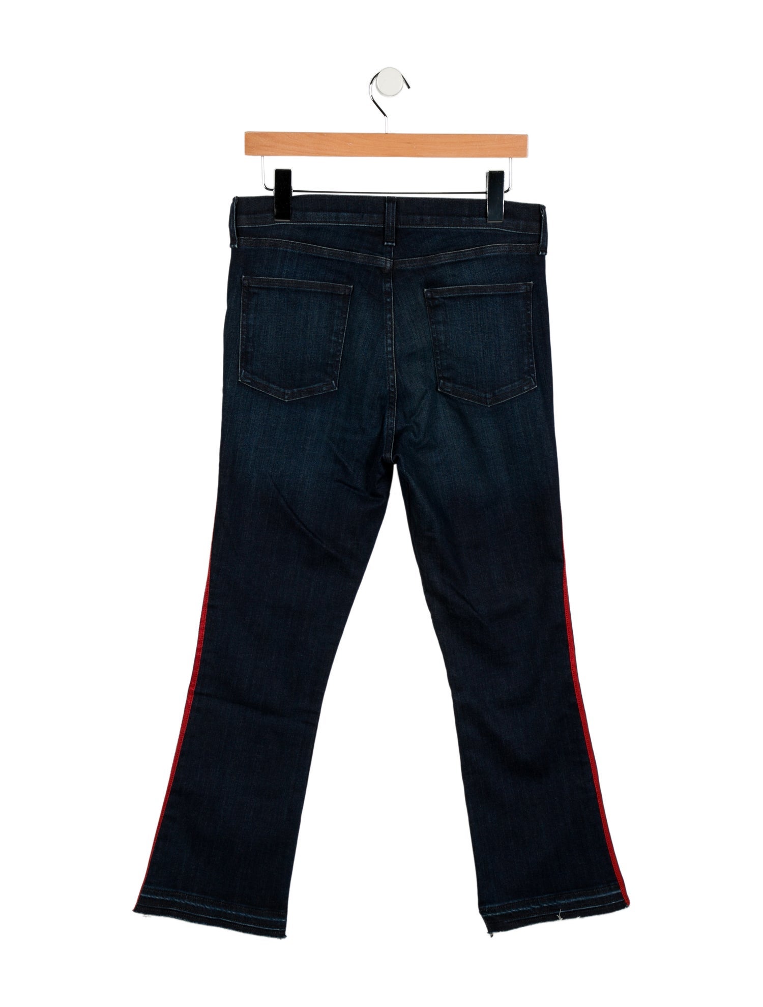Veronica Beard Mid-Rise Straight Leg Jeans