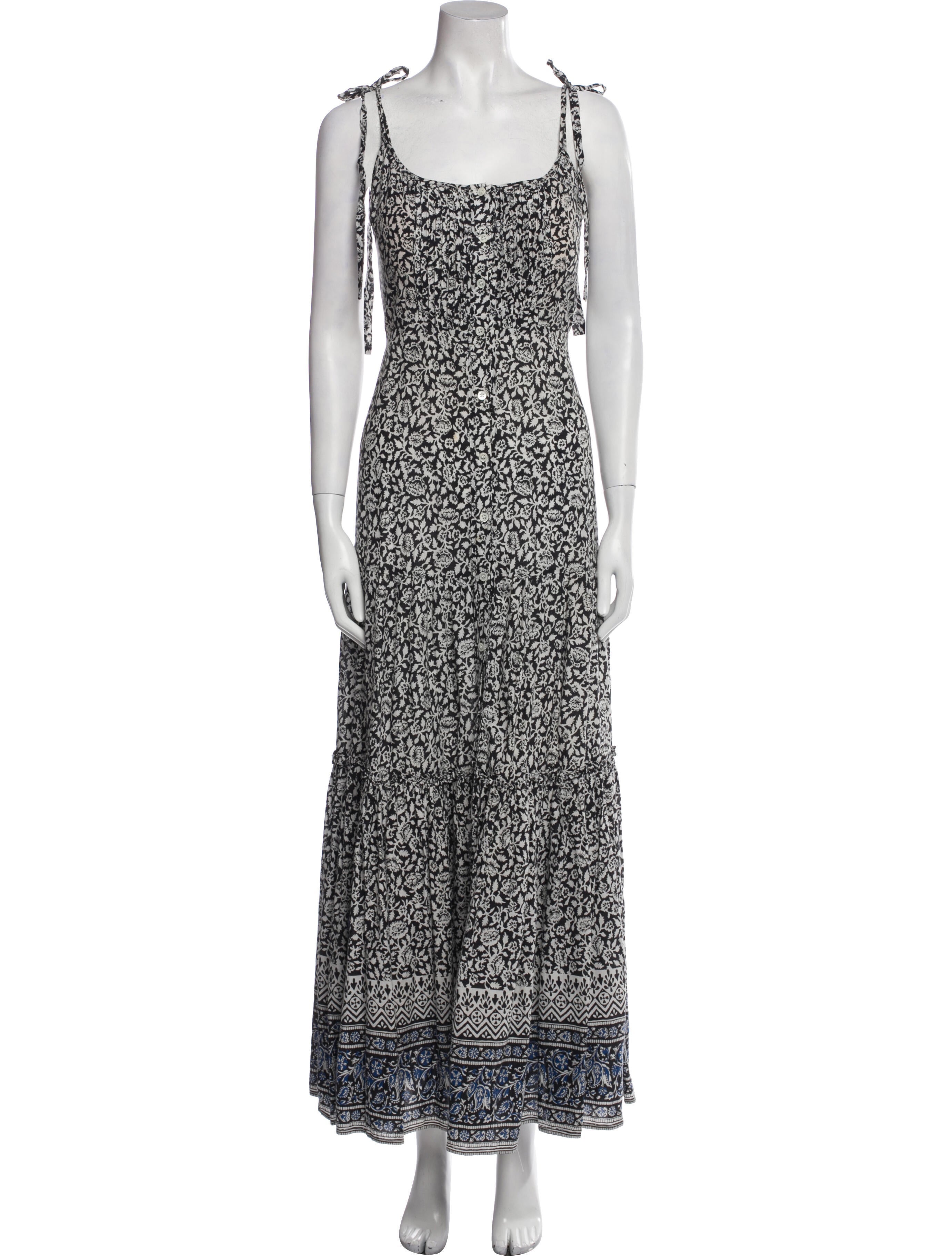 Veronica Beard Printed Long Dress