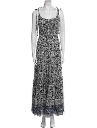Veronica Beard Printed Long Dress