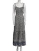 Veronica Beard Printed Long Dress