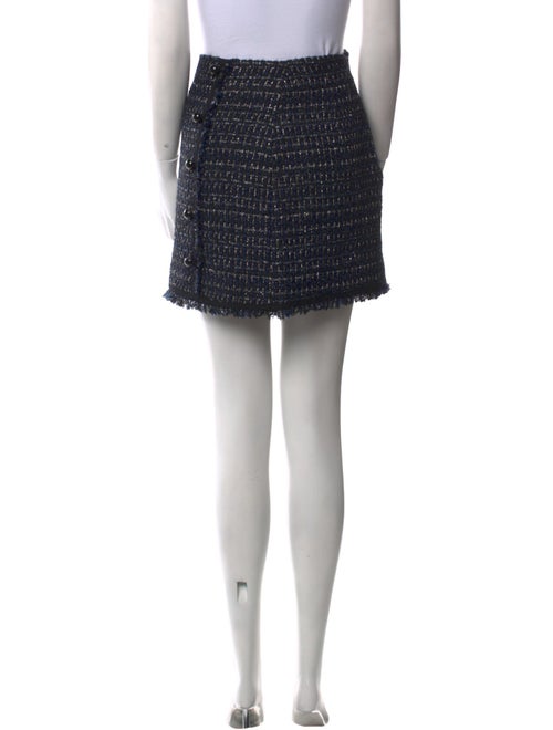 Veronica Beard Tweed Pattern Mini Skirt