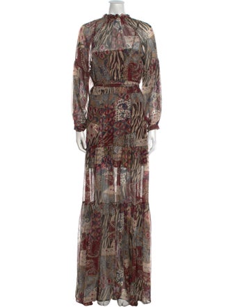 Veronica Beard Silk Long Dress