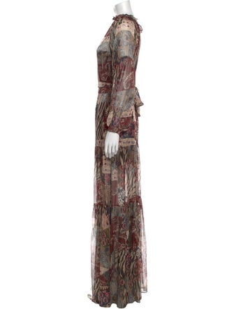 Veronica Beard Silk Long Dress