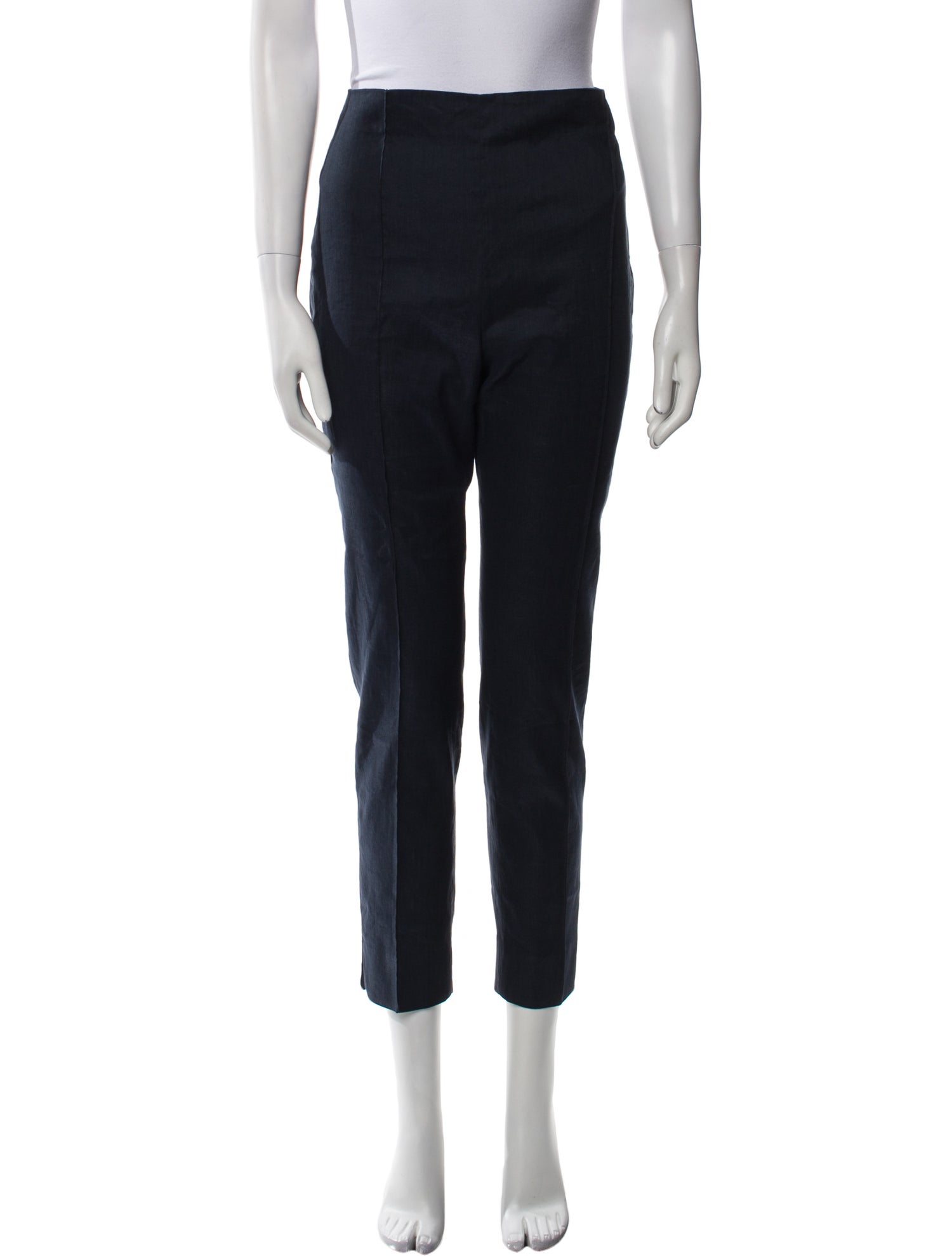Veronica Beard Linen Straight Leg Pants