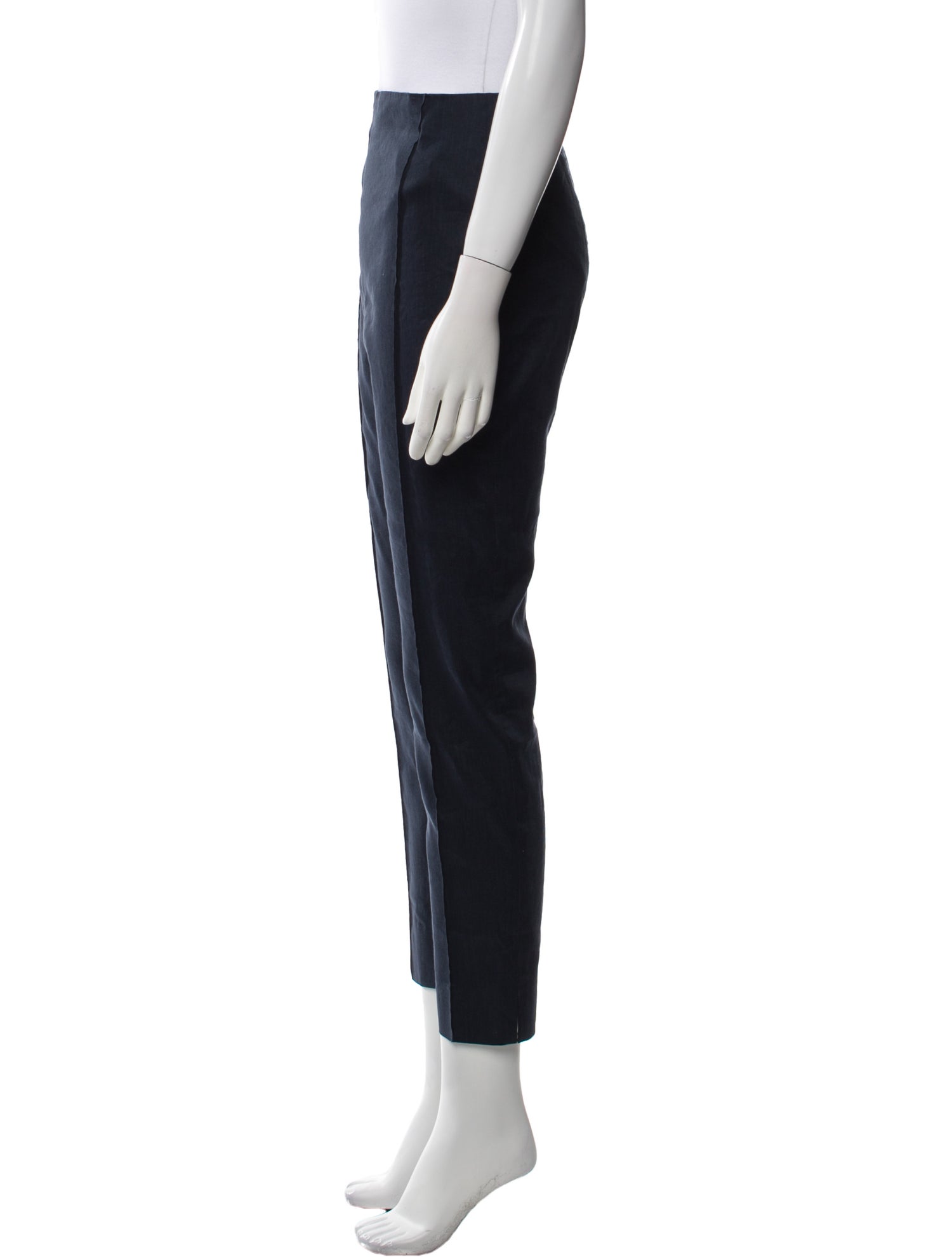 Veronica Beard Linen Straight Leg Pants
