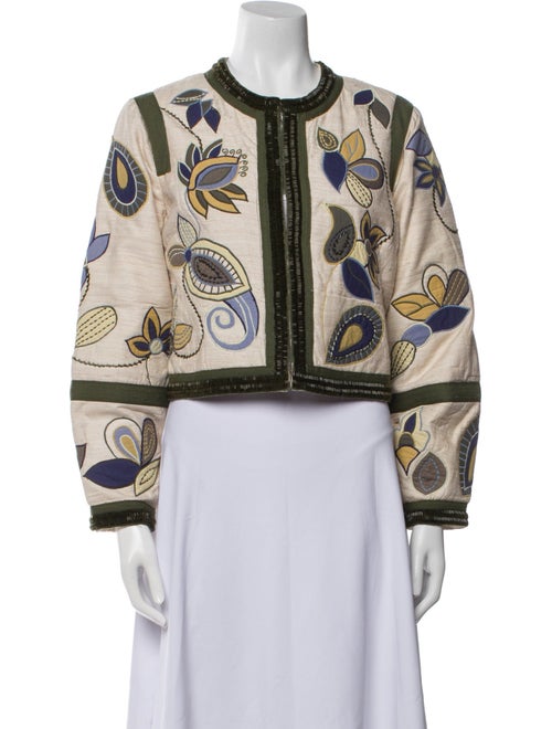 Veronica Beard Silk Printed Jacket
