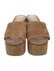 Veronica Beard Suede Whipstitch Trim Slides