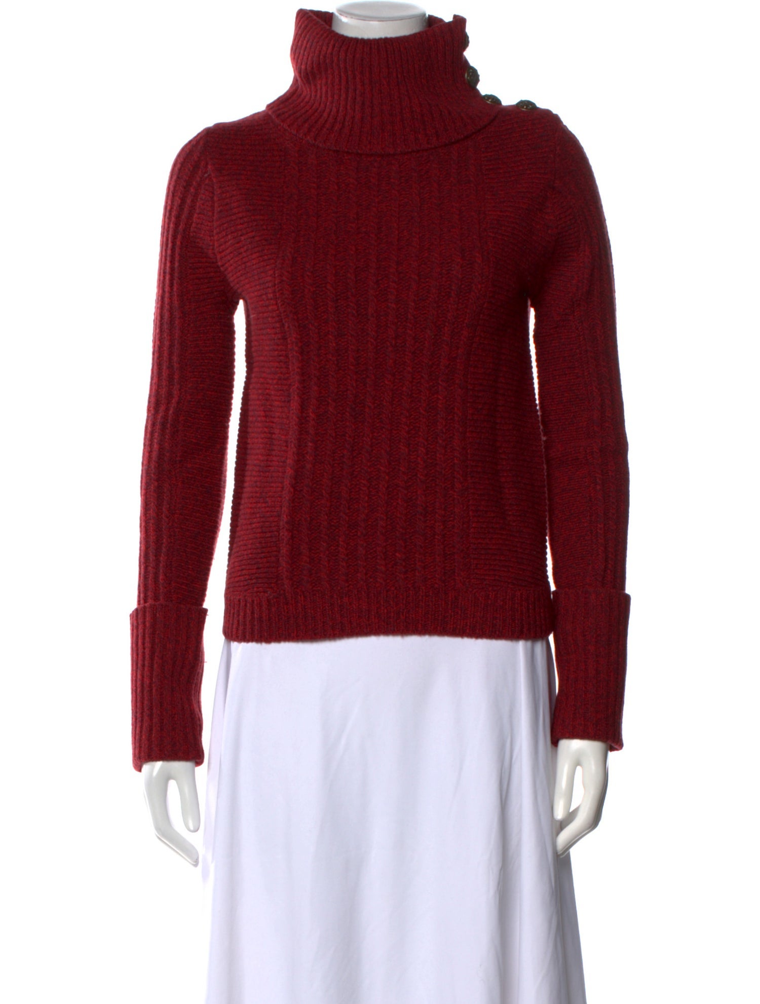 Veronica Beard Lambswool Turtleneck Sweater
