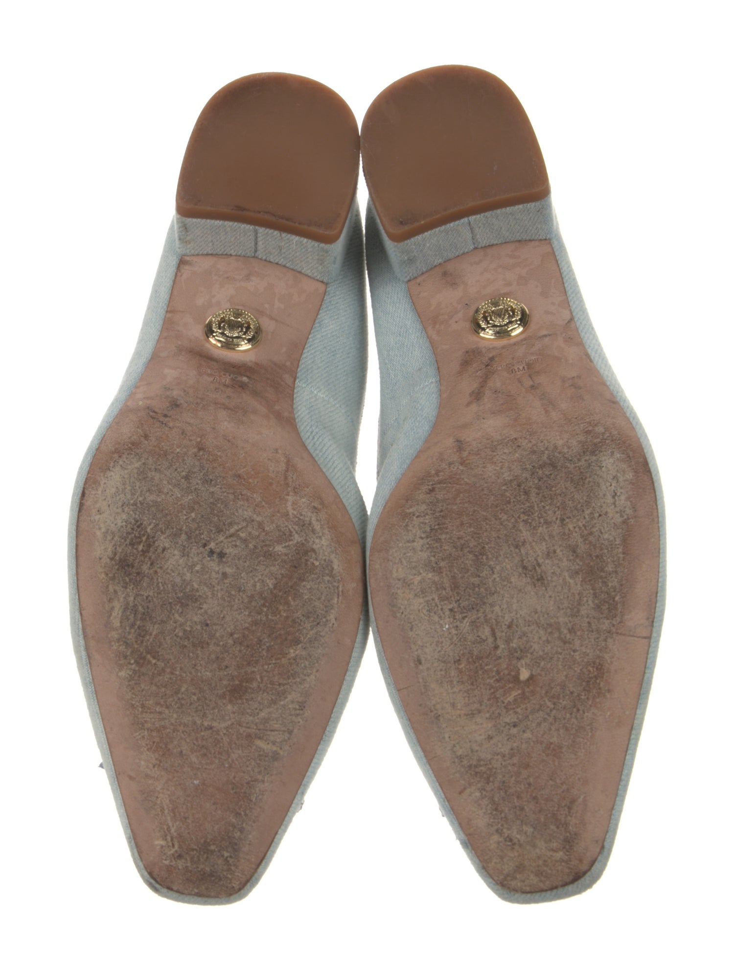 Veronica Beard Denim Bow Accents Pumps