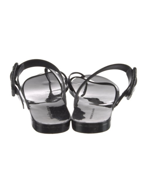 Veronica Beard Rubber Printed Slingback Sandals