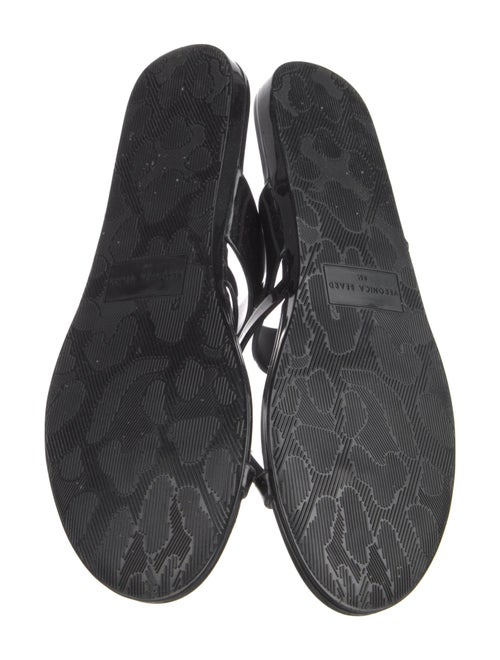 Veronica Beard Rubber Printed Slingback Sandals