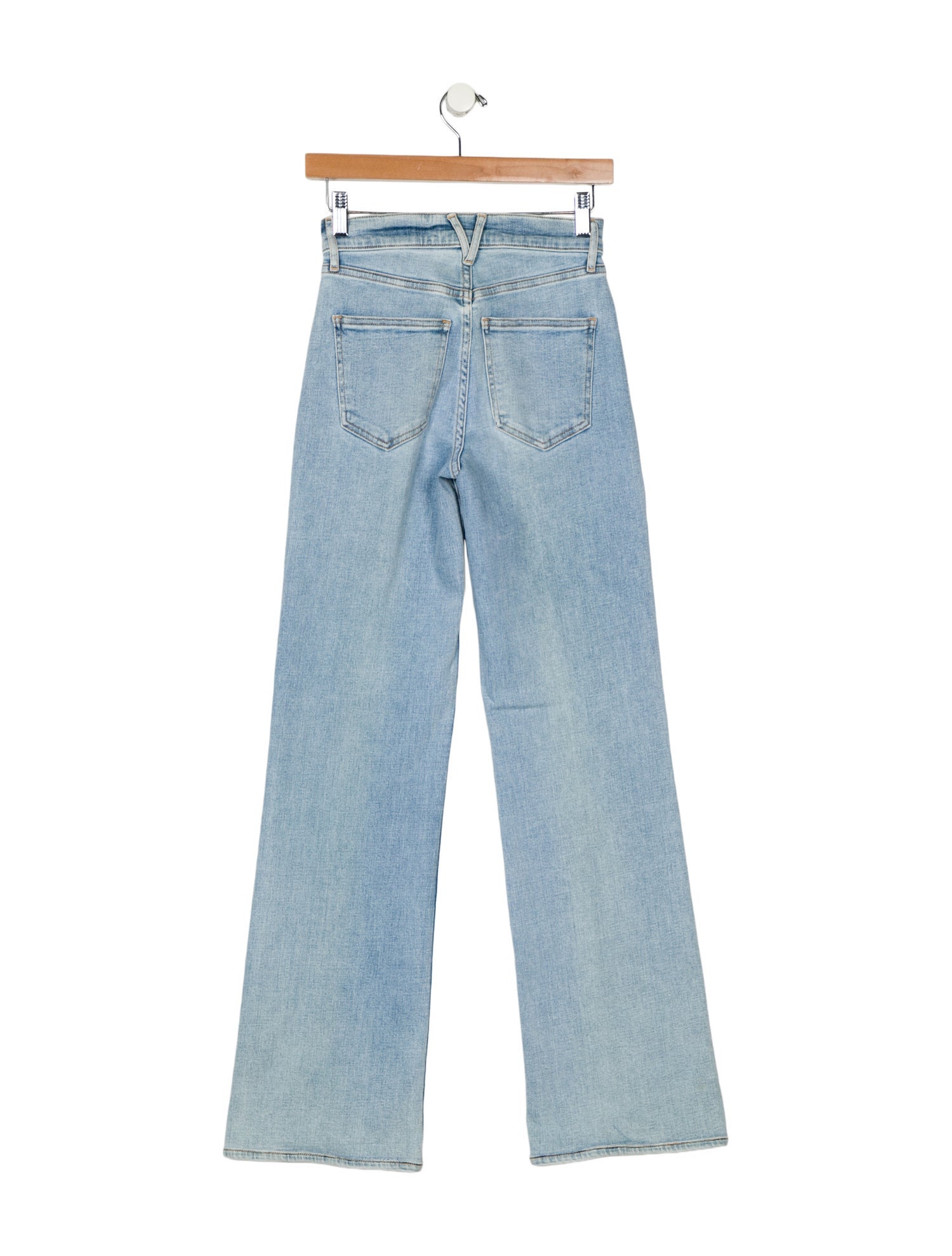 Veronica Beard Mid-Rise Wide Leg Jeans