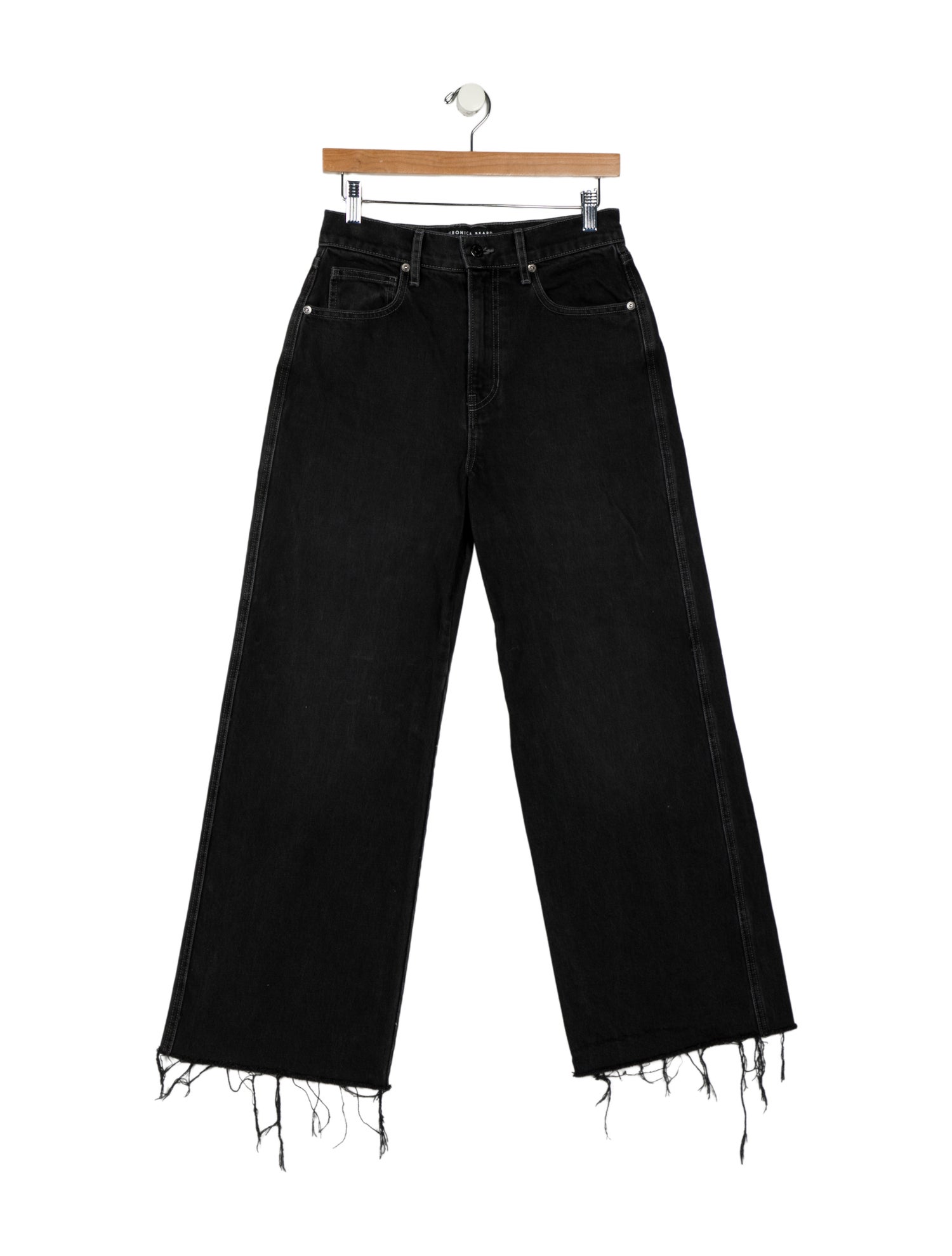 Veronica Beard High-Rise Wide Leg Jeans