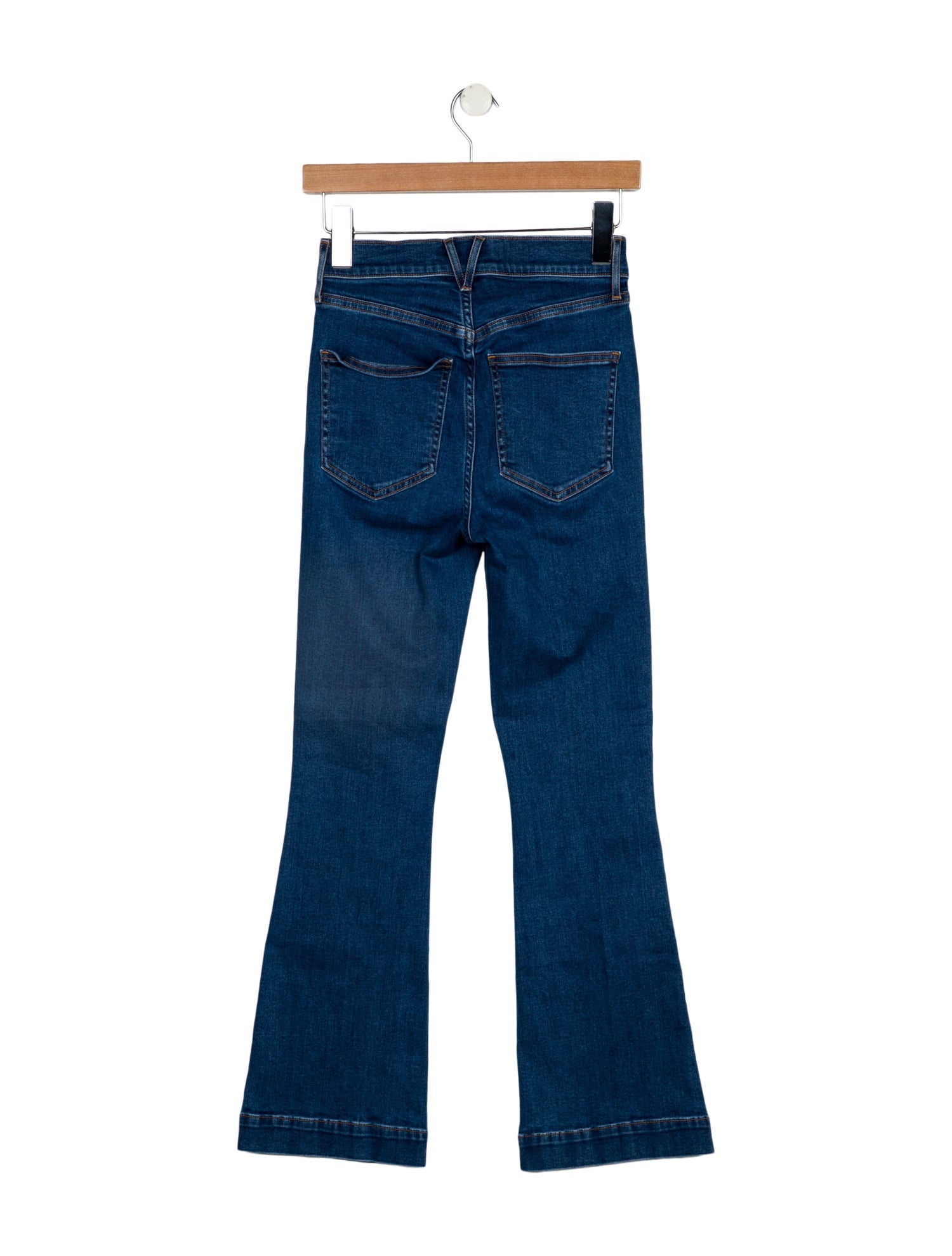 Veronica Beard Mid-Rise Straight Leg Jeans