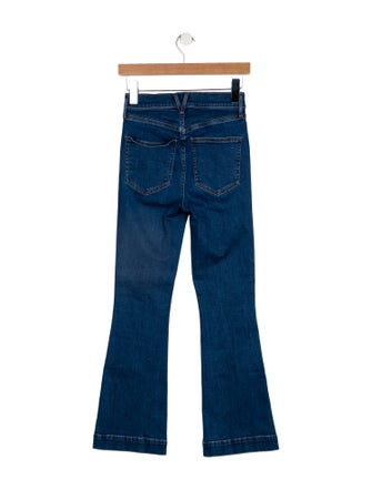 Veronica Beard Mid-Rise Straight Leg Jeans
