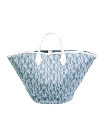 Veronica Beard Denim Bucket Bag