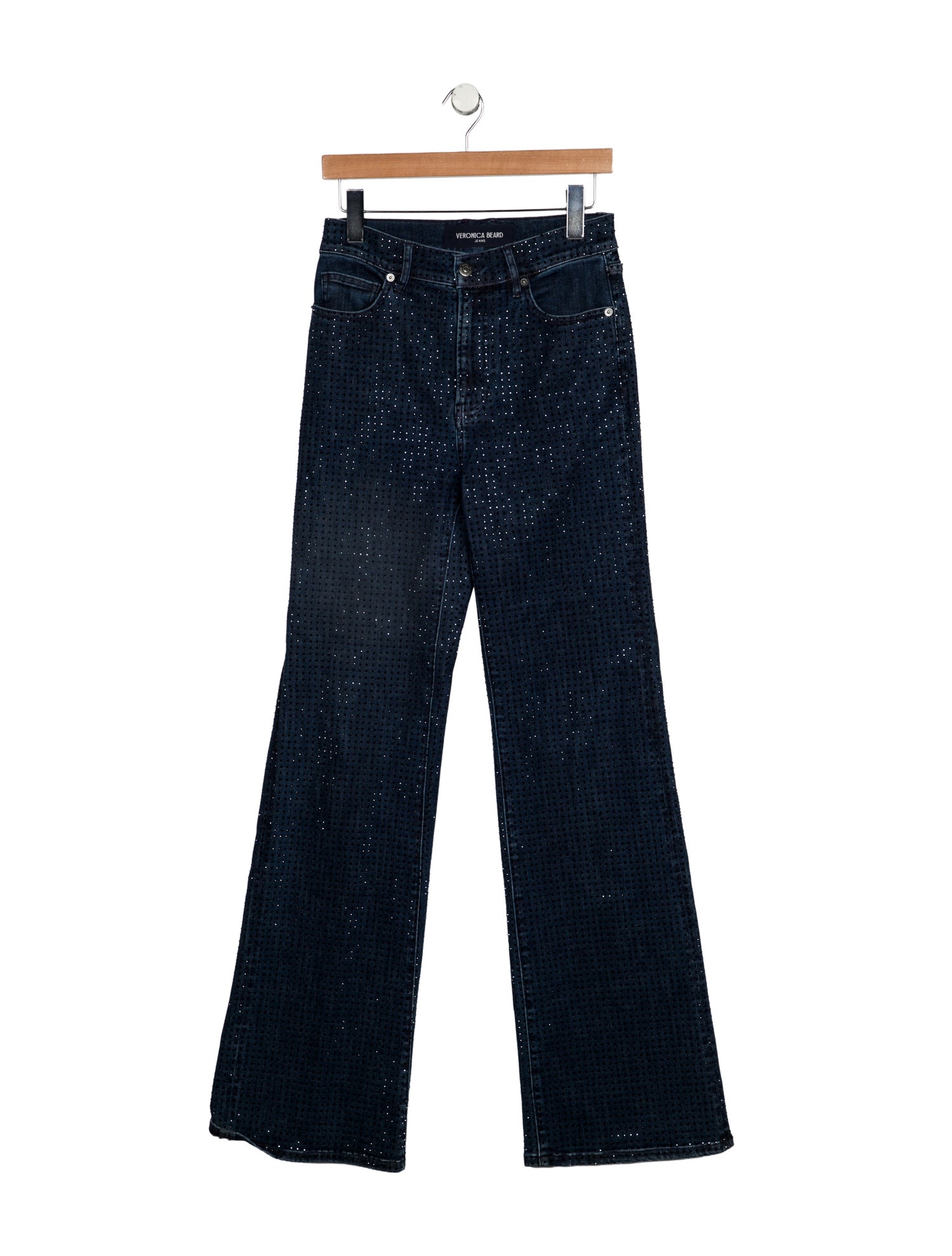 Veronica Beard High-Rise Wide Leg Jeans