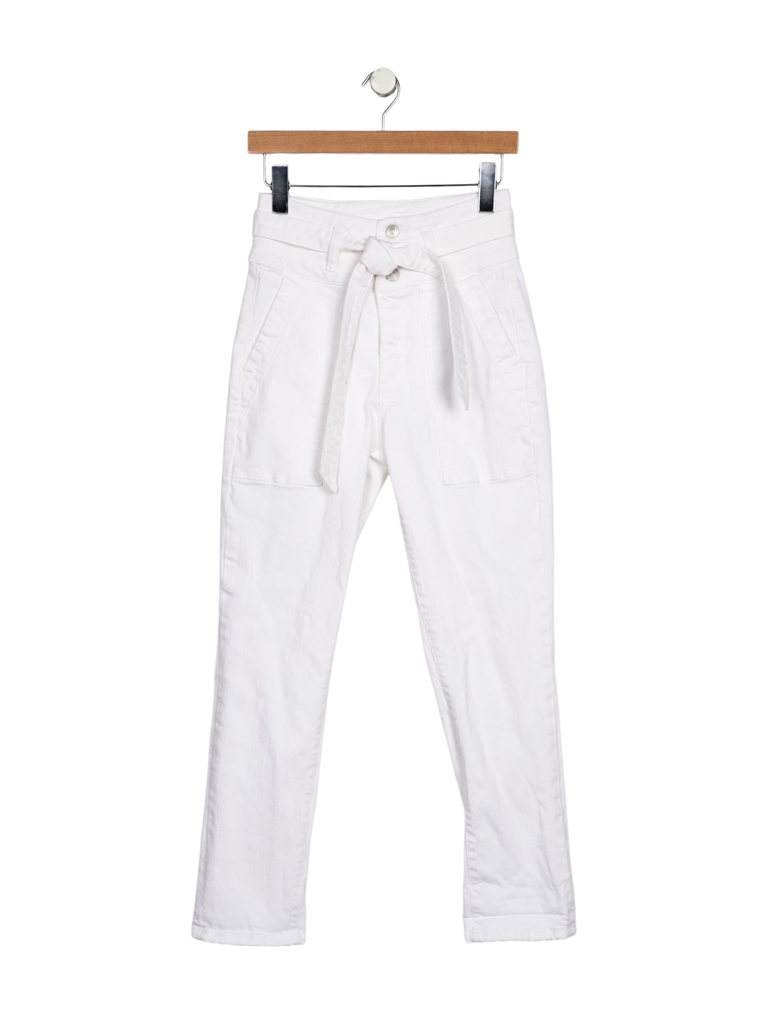 Veronica Beard High-Rise Straight Leg Jeans
