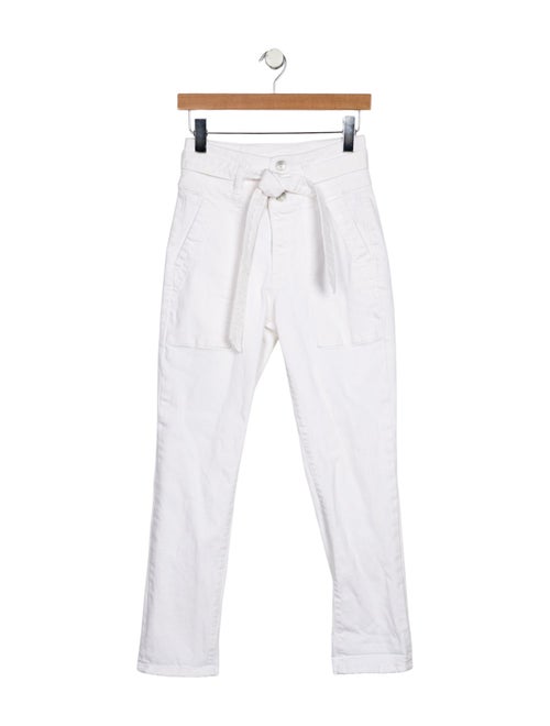Veronica Beard High-Rise Straight Leg Jeans