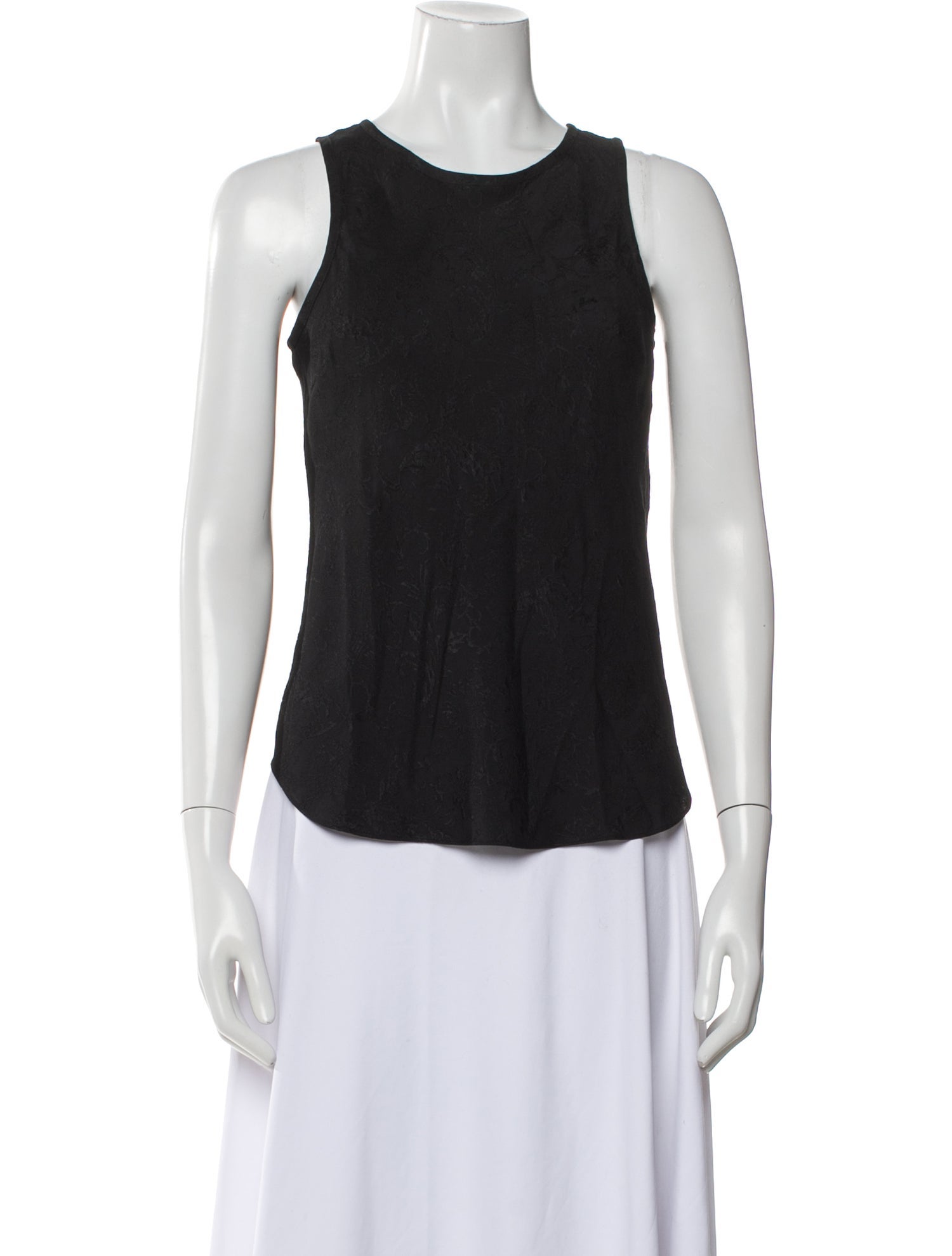 Veronica Beard Silk Scoop Neck Top