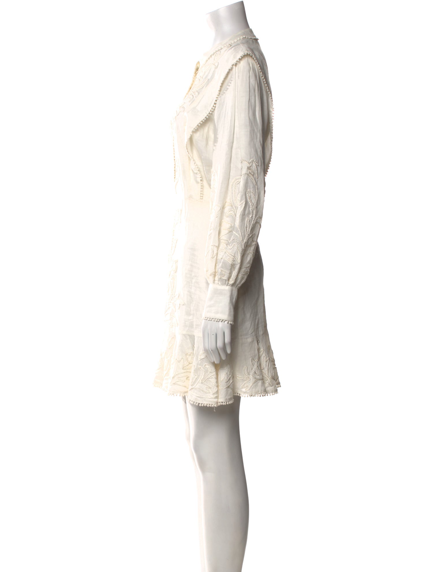 Veronica Beard Lace Pattern Mini Dress