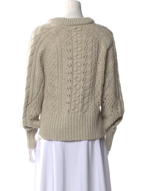 Veronica Beard Merino Wool Crew Neck Sweater