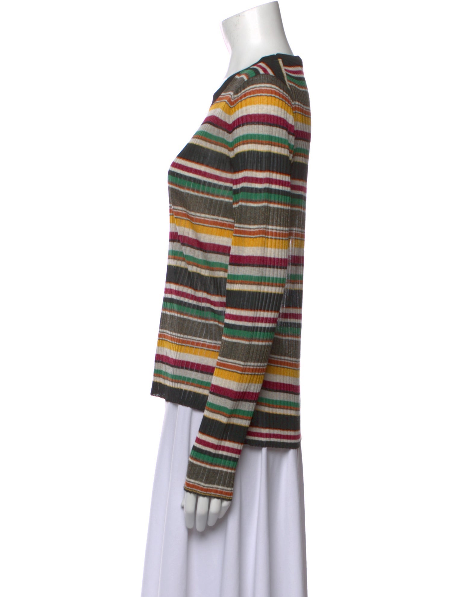 Veronica Beard Striped Crew Neck Top w/ Tags