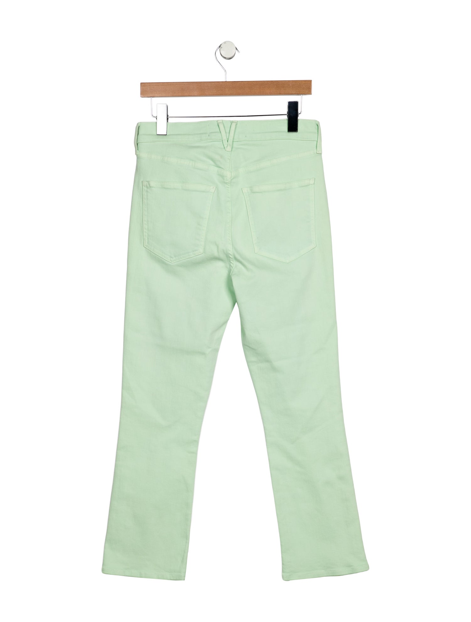 Veronica Beard High-Rise Straight Leg Jeans