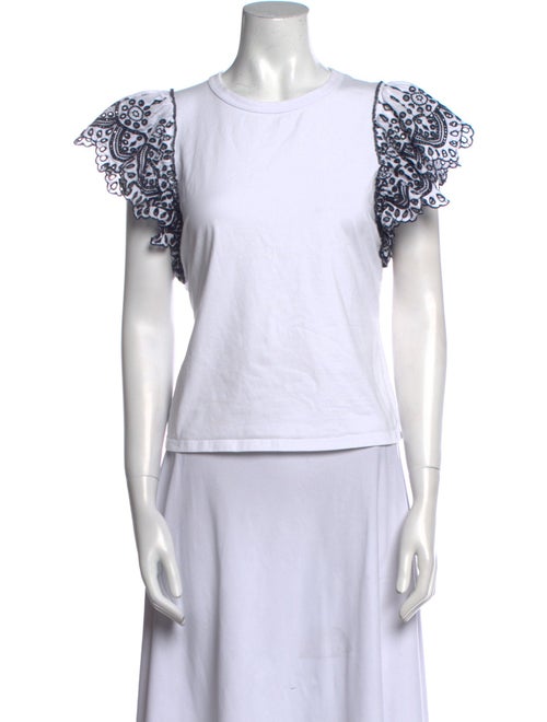 Veronica Beard Crew Neck Short Sleeve T-Shirt