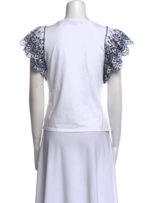 Veronica Beard Crew Neck Short Sleeve T-Shirt