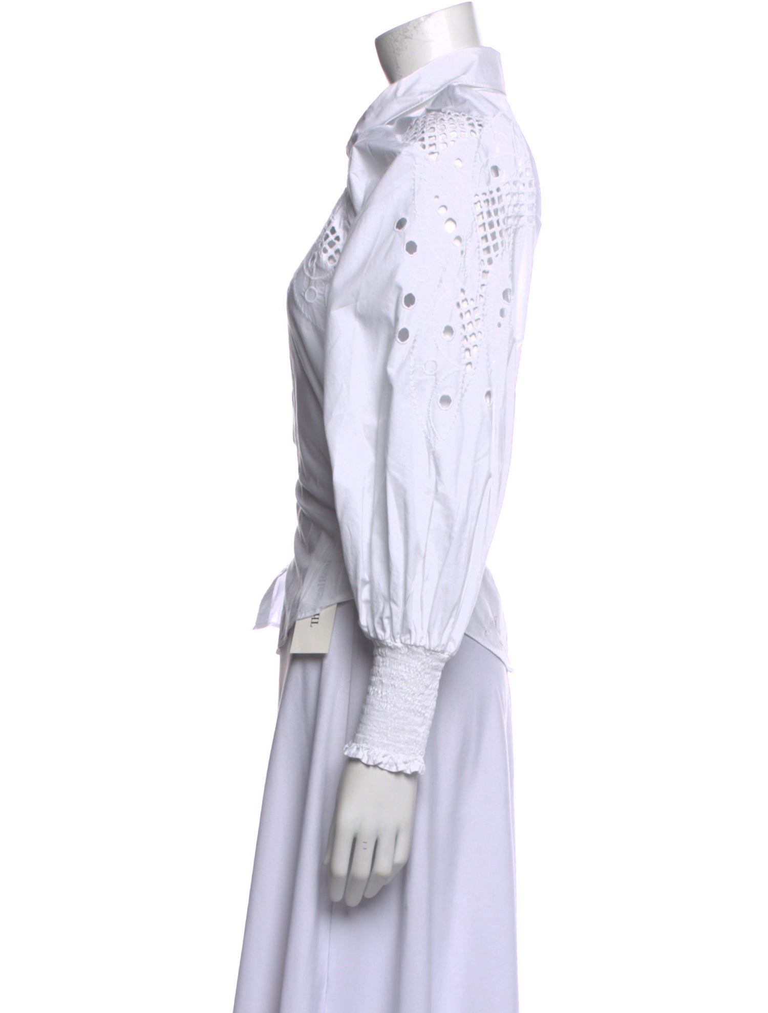 Veronica Beard Long Sleeve Button-Up Top