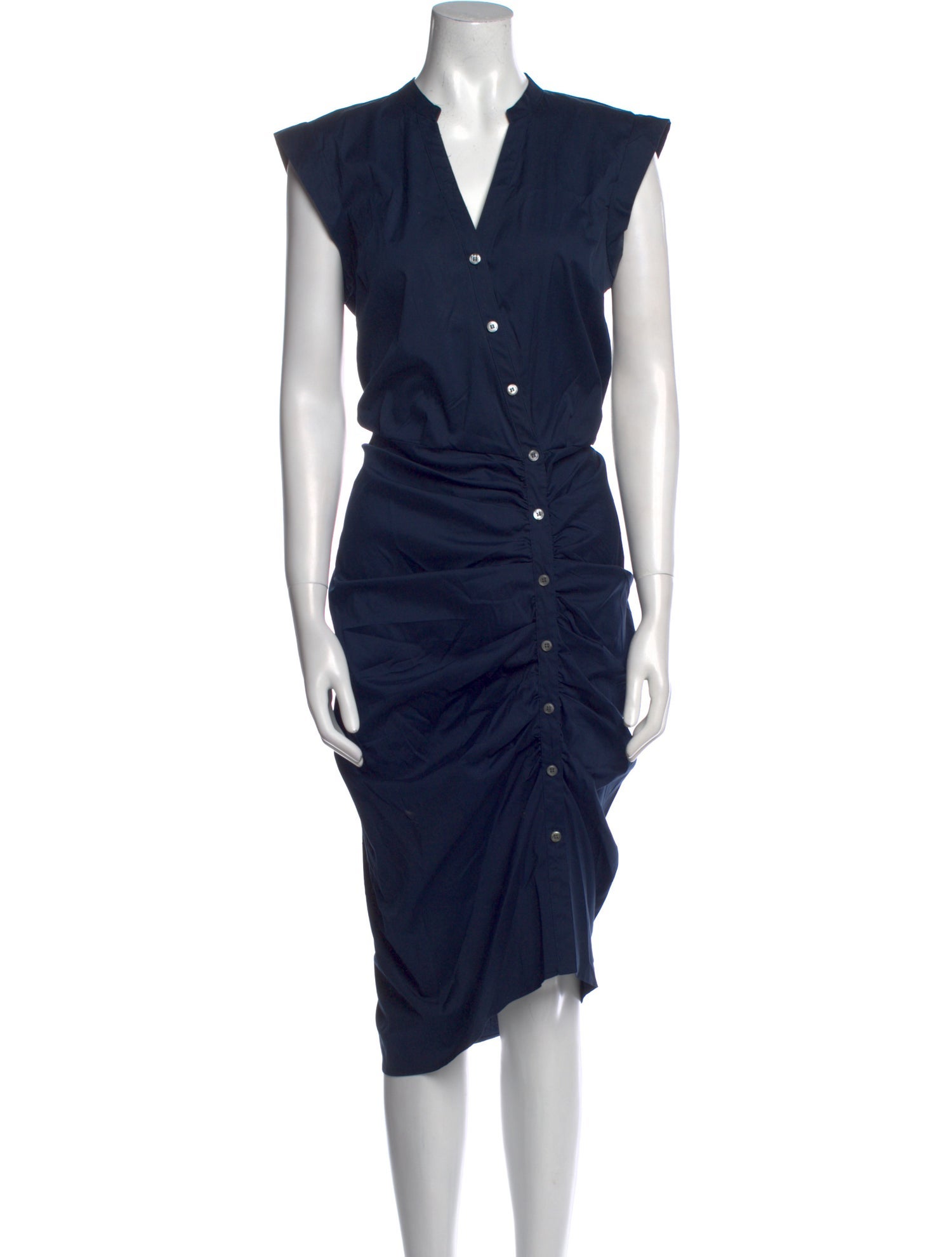 Veronica Beard V-Neck Midi Length Dress