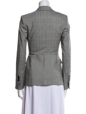 Veronica Beard Plaid Print Blazer
