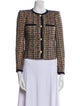 Veronica Beard Tweed Pattern Evening Jacket